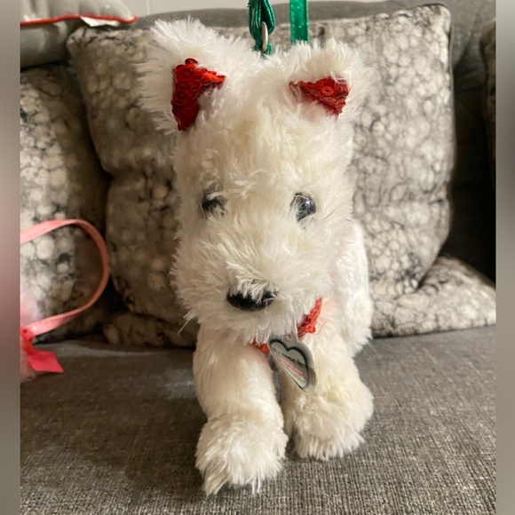 Plush Dog Handbags with Red and Pink Accents - Picture 7 of 9